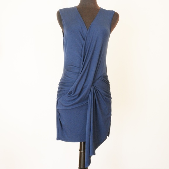 draped jersey dress